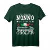 Italienischer Opa Nonno T-Shirt mit italienischer Flagge – Lustiges Geschenk für Opas aus Italien mit coolem Design