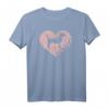 Jack Russel Terrier Mama Hund Valentinstag Herz T-Shirt - Lustiges Hundeliebhaber-Shirt für Mütter und Väter