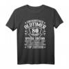 80. Geburtstag Mann Herren Oldtimer T-Shirt – Lustiges Geschenk für Jubilare & Opa zum 80. Geburtstag, Jahrgang 1942