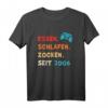 2006 Geboren 18. Geburtstag Gamer T-Shirt für Jungen & Mädchen mit Retro Controller - Lustiges Gaming Outfit für Teenager und Videospieler