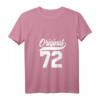 Damen Jahrgang 1972 Geschenk - Original Retro T-Shirt zum 48. Geburtstag mit V-Ausschnitt