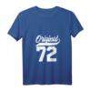 Damen Jahrgang 1972 Geschenk - Original Retro T-Shirt zum 48. Geburtstag mit V-Ausschnitt