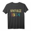 65. Geburtstag Geschenk Papa Mama - Geboren 1954 T-Shirt im Vintage Retro Look für Männer, Frauen, Familie & Party