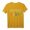 65. Geburtstag Geschenk Papa Mama - Geboren 1954 T-Shirt im Vintage Retro Look für Männer, Frauen, Familie & Party