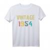 65. Geburtstag Geschenk Papa Mama - Geboren 1954 T-Shirt im Vintage Retro Look für Männer, Frauen, Familie & Party
