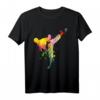 Taekwondo Jiu Jitsu Farbspritzer Kinder T-Shirt – Buntes Kampfsport-Shirt für Kinder, MMA- und Judofans, Perfekt für Meisterschaften