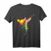 Taekwondo Jiu Jitsu Farbspritzer Kinder T-Shirt – Buntes Kampfsport-Shirt für Kinder, MMA- und Judofans, Perfekt für Meisterschaften