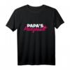 Papas Prinzessin T-Shirt – Liebevolles Tochter-T-Shirt für Väter und Töchter, Perfekt als Geschenk zum Vatertag & Geburtstag