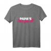 Papas Prinzessin T-Shirt – Liebevolles Tochter-T-Shirt für Väter und Töchter, Perfekt als Geschenk zum Vatertag & Geburtstag