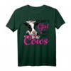 Ich bin nur ein Mädchen, das Kühe liebt - Kuh-Liebhaber T-Shirt für Mädchen und Frauen, perfektes Geschenk zu Geburtstag, Weihnachten & Muttertag