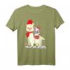 Lustiges Alpaka Lama Einhorn Weihnachten Deko Pyjama, Mundschutz & T-Shirt – Perfekt für Familie, Freunde & Tierliebhaber