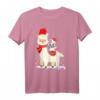 Lustiges Alpaka Lama Einhorn Weihnachten Deko Pyjama, Mundschutz & T-Shirt – Perfekt für Familie, Freunde & Tierliebhaber