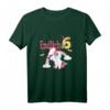 6. Geburtstag Mädchen Geschenk - Endlich 6 Magisches Einhorn T-Shirt mit Glitzer, Regenbogen & Funken für den Kindergeburtstag