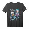 Kinder Meerjungfrau Geburtstags T-Shirt für 6-Jährige Mädchen - Perfekt für den 6. Geburtstag, Prinzessinnen und Meerjungfrauen Fans