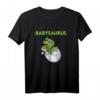 Babysaurus Vater mit Baby, Sohn oder Tochter Partnerlook T-Shirt - Süßes Dinosaurier Design, perfekt als Geburtstags- oder Vatertagsgeschenk