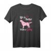 Labrador Retriever Herz T-Shirt für Hundemamas - Perfektes Geschenk für Geburtstag & Weihnachten für Hunde-Liebhaber & Tierfreunde