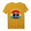 Bester Katzen-Vati überhaupt Stoß-Sitz T-Shirt - Lustiges Vintage Geschenk für Katzenliebhaber & Vatertag