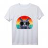 Bester Katzen-Vati überhaupt Stoß-Sitz T-Shirt - Lustiges Vintage Geschenk für Katzenliebhaber & Vatertag