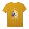 Weinlese-Golden Retriever Hundeleben ist goldenes T-Shirt – Lustiges Hundemotiv für Hundehalter, Retriever-Liebhaber & Hundebesitzer