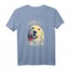 Weinlese-Golden Retriever Hundeleben ist goldenes T-Shirt – Lustiges Hundemotiv für Hundehalter, Retriever-Liebhaber & Hundebesitzer