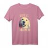 Weinlese-Golden Retriever Hundeleben ist goldenes T-Shirt – Lustiges Hundemotiv für Hundehalter, Retriever-Liebhaber & Hundebesitzer