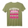 Ich Versuche Mich Zu Benehmen Aber Ich Komme Nach Mama T-Shirt - Lustiges Geschenk für rebellische Teenie-Tochter