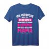 Ich Versuche Mich Zu Benehmen Aber Ich Komme Nach Mama T-Shirt - Lustiges Geschenk für rebellische Teenie-Tochter