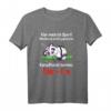 Lustiges Panda Schlafshirt für Männer, Frauen & Kinder – Bequemer Pyjama & Nachthemd als Geschenk für Langschläfer & Morgenmuffel
