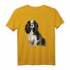Cavalier King Charles Spaniel Hund POP ART T-Shirt – Lustiges Geschenk für Hundeliebhaber, Familie & Freunde