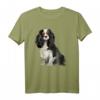 Cavalier King Charles Spaniel Hund POP ART T-Shirt – Lustiges Geschenk für Hundeliebhaber, Familie & Freunde