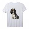 Cavalier King Charles Spaniel Hund POP ART T-Shirt – Lustiges Geschenk für Hundeliebhaber, Familie & Freunde