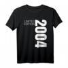 Lustiges T-Shirt zum 19. Geburtstag für Damen und Herren - Jahrgang 2004 Geschenkidee für Geburtstag, Bruder, Schwester, Sohn & Tochter