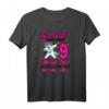 Geburtstags T-Shirt für 9-jährige Mädchen – Lustiges Geschenk zum Geburtstag für Tochter & Tochter-Geschenkidee