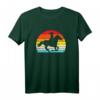 Mädchen Reiten Pferd Silhouette Retro T-Shirt – Perfektes Geschenk für Reiterinnen, Tierliebhaber & Western-Fans zu Geburtstagen & Weihnachten