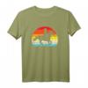 Mädchen Reiten Pferd Silhouette Retro T-Shirt – Perfektes Geschenk für Reiterinnen, Tierliebhaber & Western-Fans zu Geburtstagen & Weihnachten