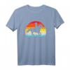 Mädchen Reiten Pferd Silhouette Retro T-Shirt – Perfektes Geschenk für Reiterinnen, Tierliebhaber & Western-Fans zu Geburtstagen & Weihnachten