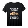 Papatagsgeschenk Herrentagsgeschenk Partnershirt Vater Sohn - Lustiges Vatertags-Partnerlook zum Vatertag, Herrentag & Männertag für Papa & Sohn