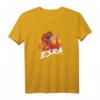 ESRA - Mädchen Name mit coolem TREX Dinosaurier T-Shirt im Retro Sunset Stil – Perfekte Geschenkidee zum Geburtstag, Namenstag & Weihnachten