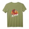 ESRA - Mädchen Name mit coolem TREX Dinosaurier T-Shirt im Retro Sunset Stil – Perfekte Geschenkidee zum Geburtstag, Namenstag & Weihnachten