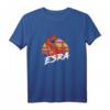 ESRA - Mädchen Name mit coolem TREX Dinosaurier T-Shirt im Retro Sunset Stil – Perfekte Geschenkidee zum Geburtstag, Namenstag & Weihnachten