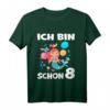 Kinder Meerjungfrau Geburtstagsshirt für 8 Jahre - Perfektes Outfit für Mädchen bei Geburtstagsfeiern & Unterwasser-Motto-Partys