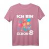 Kinder Meerjungfrau Geburtstagsshirt für 8 Jahre - Perfektes Outfit für Mädchen bei Geburtstagsfeiern & Unterwasser-Motto-Partys