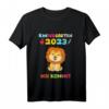 Kinder 2023 Kindergarten Ich Komme Mädchen Jungen Sohn Tochter Kita T-Shirt - Süßes Outfit für den Kindergartenstart 2023