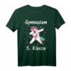 Einhorn Dabbing T-Shirt zur Einschulung in die 5. Klasse Gymnasium - Lustiges Geschenk für stolze Schulkindern im Sommer 2020