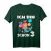 Kinder Meerjungfrau Geburtstagsshirt für 3 Jahre - Süßes Unterwasser-Motto Outfit für Mädchen zur Geburtstagsfeier