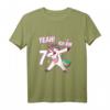 Kinder Yeah! Ich Bin 7 - Süßes Mädchen Geburtstag T-Shirt mit Einhorn und Regenbogen für kleine Prinzessinnen