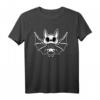 Lustiges Halloween Fledermaus Skelett Totenkopf Spuk T-Shirt – Perfekt als Geschenk für Gruselpartys, Kinder & Familie