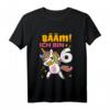 Kinder BÄÄM Ich bin 6 - Dabbing Einhorn Geburtstag T-Shirt für Mädchen und Jungen, Perfekt für den Kindergeburtstag