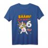 Kinder BÄÄM Ich bin 6 - Dabbing Einhorn Geburtstag T-Shirt für Mädchen und Jungen, Perfekt für den Kindergeburtstag