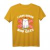 I Love BACON & Katzen T-Shirt - Lustiges Geschenk für Frauen, Männer & Kinder zu Geburtstagen, Feiertagen und besonderen Anlässen